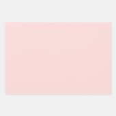 Girly Blush Pink Cream White Floral Inpakpapier Vel (Voorkant 2)