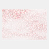 Girly Blush Pink Glam Gold Leopard Print Inpakpapier Vel (Voorkant 3)