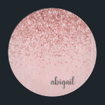 Girly Blush Pink Glitter Sparkle Modern Monogram Snijplank<br><div class="desc">Blush Roze grijze (grijze) roze sparkle Faux Glitter Simple Script Monogram Name Cutting Board. Dit maakt het perfecte afstuderen,  verjaardag,  Valentijnsdag,  moederdag,  bruiloft,  vrijgezellenfeest,  verjaardag,  baby shower of vrijgezellenfeest voor iemand die van luxe glam en stijlvolle stijlen houdt</div>