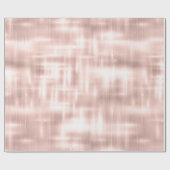 Girly Blush Pink Glitzy Streaks Verjaardag Cadeaupapier (Vlak)