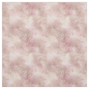 Girly Blush Pink Gold Glam Leopard Print Stof