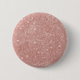 Girly Blush Pink Gold Glitter Ronde Button 5,7 Cm
