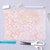 Girly Blush Pink Leopard Animal Birthday Tissuepapier (Craft)