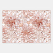 Girly Blush Pink Rose Gold Abstract Inpakpapier Vel (Voorkant 3)