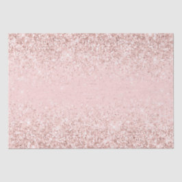 Girly Blush Pink Sparkle Glitter Tissuepapier