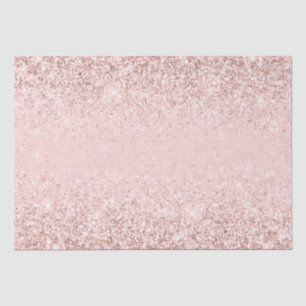 Girly Blush Pink Sparkle Glitter Tissuepapier