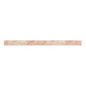 Girly Blush Pink Tie Dye Gold Leopard Print Grosgrain Lint (Voorkant)