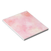 Girly Blush Pink Tie Dye Notitieblok (Schuin)