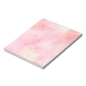 Girly Blush Pink Tie Dye Notitieblok (Linkerzijde)