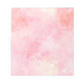 Girly Blush Pink Tie Dye Notitieblok (Voorkant)