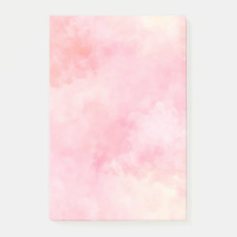 Girly Blush Pink Tie Dye Post-it® Notes