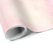 Girly Blush Pink Yellow Tie Dye Cadeaupapier (Rol Hoek)