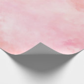 Girly Blush Pink Yellow Tie Dye Cadeaupapier (Hoek)