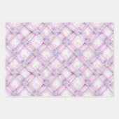 Girly Blush Roze Chic Lavendel Bloemen Verjaardag Inpakpapier Vel (Voorkant 2)