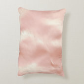 Girly Blush Roze Crème Bruin Koeienhuid Accent Kussen (Achterkant (Verticaal))