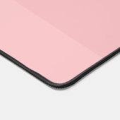 Girly Blush roze Elegant Personaliseer Naam Bureaumat (Hoek)