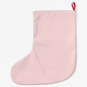 Girly Blush Roze Grote Kerstsok (Achterkant)
