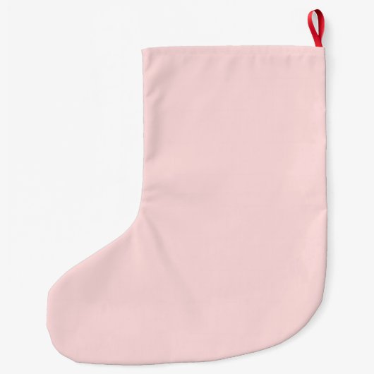Girly Blush Roze Grote Kerstsok (Achterkant)