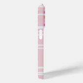 Girly blush roze magenta oranje witte plaid streep Case-Mate iPhone case (Achterkant / Rechts)