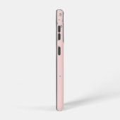 Girly Blush Roze  Naam Samsung Galaxy Hoesje (Rechterkant)