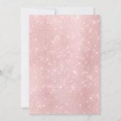 Girly Blush Roze Paashaas Verjaardagsfeestje Kaart (Achterkant)