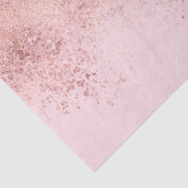 Girly Blush roze Rose Gold Sprayed Confetti Ombre Tissuepapier (Detail)