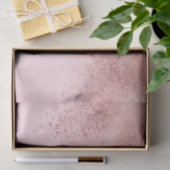 Girly Blush roze Rose Gold Sprayed Confetti Ombre Tissuepapier (Geschenk)