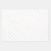 Girly Blush Roze Stippen Inpakpapier Vel (Voorkant 2)