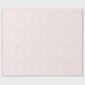 Girly Blush White Pink Zebra Print Cadeaupapier (Vlak)