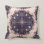 Girly Boho Roos Goud Blush Roze Navy Mandala's Kussen<br><div class="desc">Dit meisjesachtige en chique, bohemien ontwerp is perfect voor de moderne vrouw. Het heeft een handgetekende faux bedrukte rozen gouden folie en een blush roze mandala-motief op de top van een eenvoudige marineblauwe achtergrond. Het is elegant, en stijlvol. ***BELANGRIJKE ONTWERPNOTA: Voor om het even welk douaneontwerpverzoek zoals aanpassingsproductverzoeken, kleurenveranderingen, plaatsingsveranderingen,...</div>