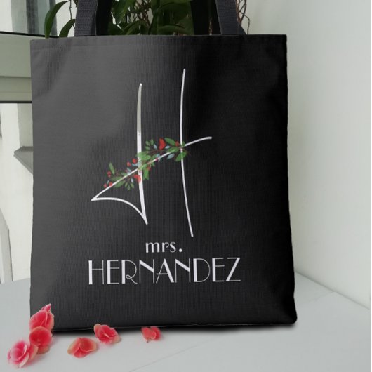 Girly boho waterverf initiaal H Tote Bag