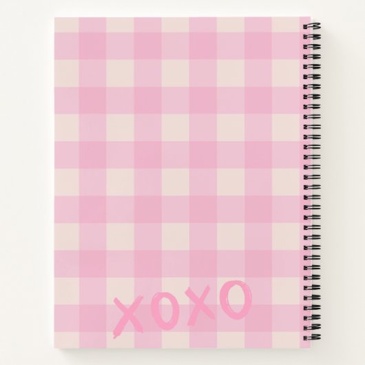 Girly Bow Notebook Notitieboek (Achterkant)