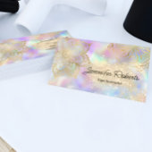 Girly Celestial Goud Mandala Yoga Instructeur Flor Visitekaartje