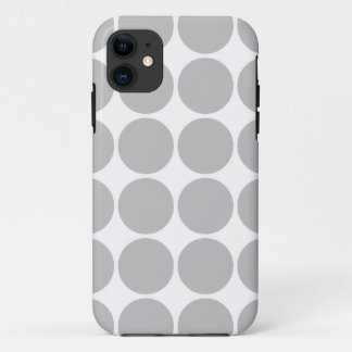 Girly Chic Accessory Treat Silver Polka Dots Case-Mate iPhone Case