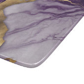 Girly Chic Minimalistisch Scandinavisch Paarse Mar Snijplank (Hoek)