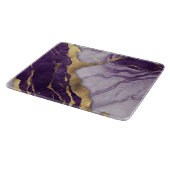 Girly Chic Minimalistisch Scandinavisch Paarse Mar Snijplank (Hoek)