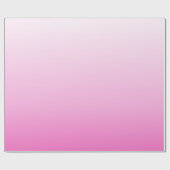 Girly chic monogrammen blush roze ombre magenta cadeaupapier (Vlak)