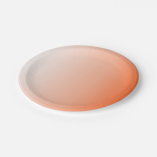 girly chic perzik geel abrikoos Tangerine sinaasap Papieren Bordje (Gekanteld)