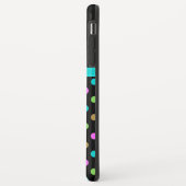 Girly Chic Polka Dots Monogram Case-Mate iPhone Case (Achterkant/links)