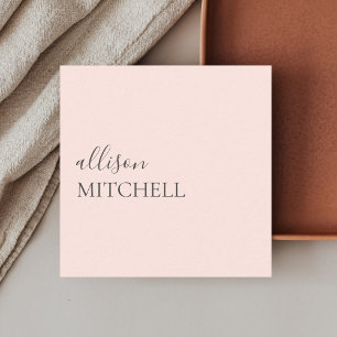 Girly Chic Professional Square Visitekaartje
