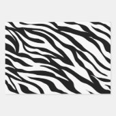 Girly chic safari cheetah print zebra strepen inpakpapier vel (Voorkant)