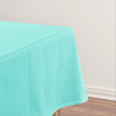 Girly chic turquoise aqua Robins Egg Blue Tafelkleed (Voorbeeld)
