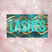 Girly Chic Typografie Beauty Make-up Artiest Lashe