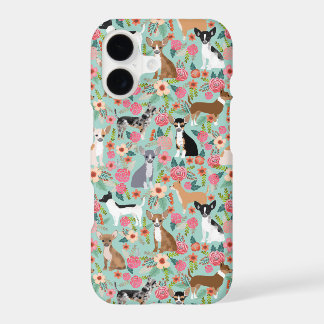 Girly Chihuahua  Floral Pattern