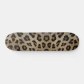 Girly chique luipaard bont dier print patroon tren persoonlijk skateboard (Horizontaal)