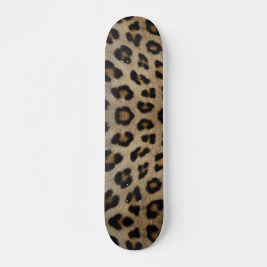 Girly chique luipaard bont dier print patroon tren persoonlijk skateboard (Voorkant)