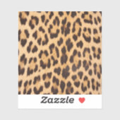 Girly chique wilde safari dier luipaard print sticker (Vel)
