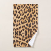 Girly chique wilde safari luipaard print bad handdoek (Handdoek)