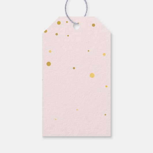 Girly Christmas Gift Label Cadeaulabel (Achterkant)