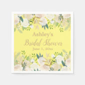 Girly Citroen Geel Vrijgezellenfeest Bach Party Pa Servet (Voorkant)